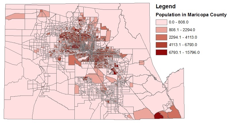 Sample Thematic Land Use Map Depicting Population Sample Thematic Land Use Map Depicting Population